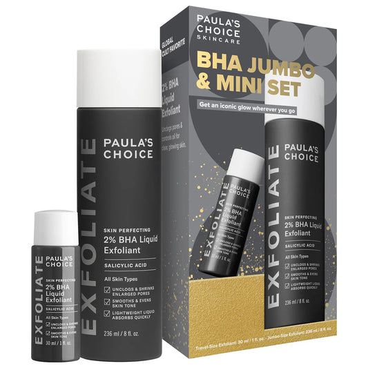 Pre Venta: Paula's Choice | Gold Standard 2% BHA Jumbo & Mini Set for Clear Skin