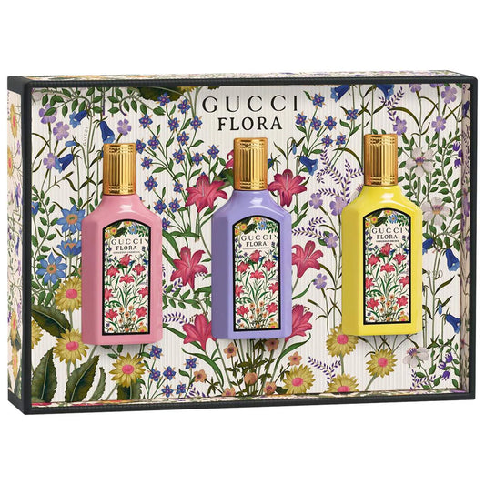 Pre Venta: Gucci Mini Flora Eau de Parfum Perfume Trio Set