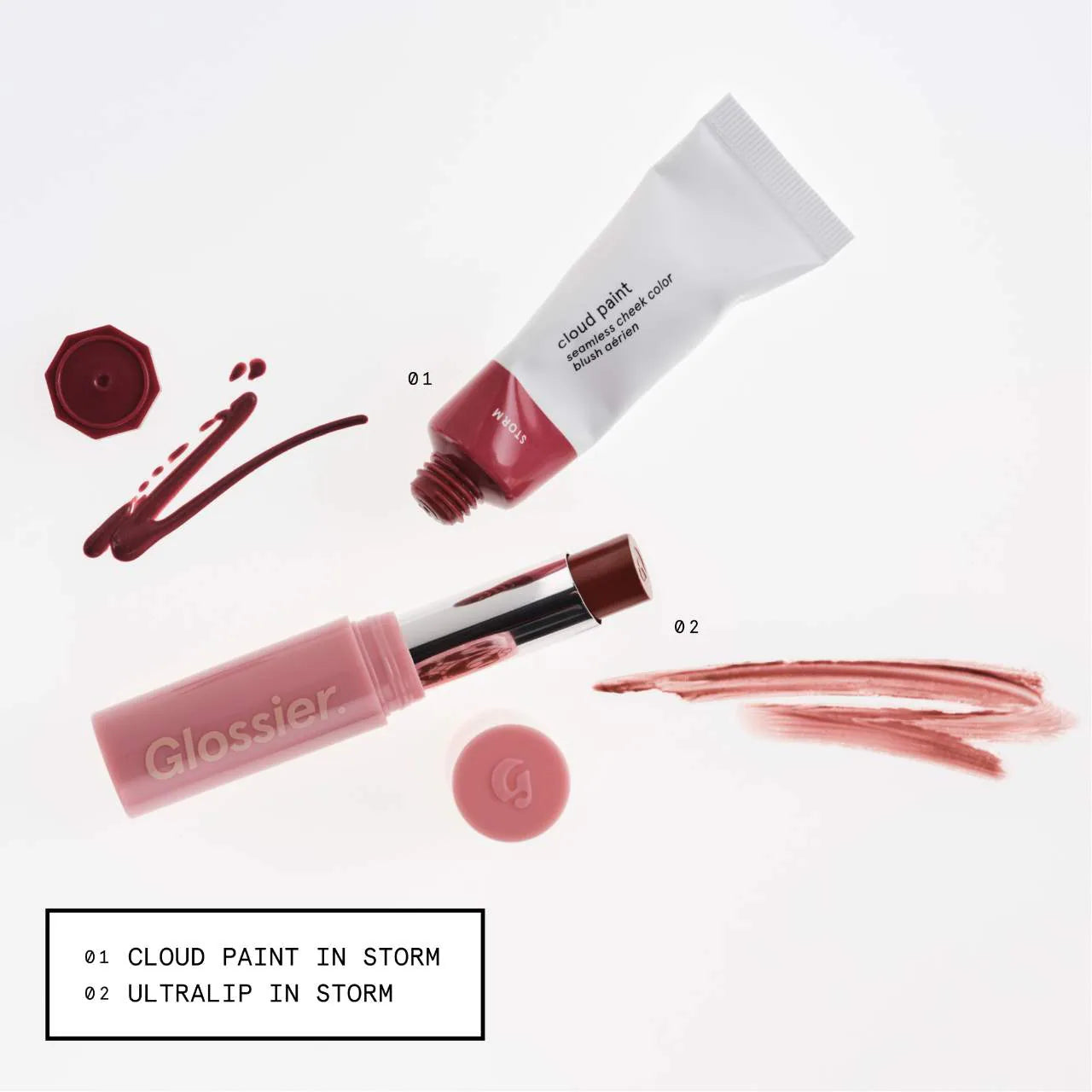 Pre Venta: Glossier | Storm Lip + Cheek Duo