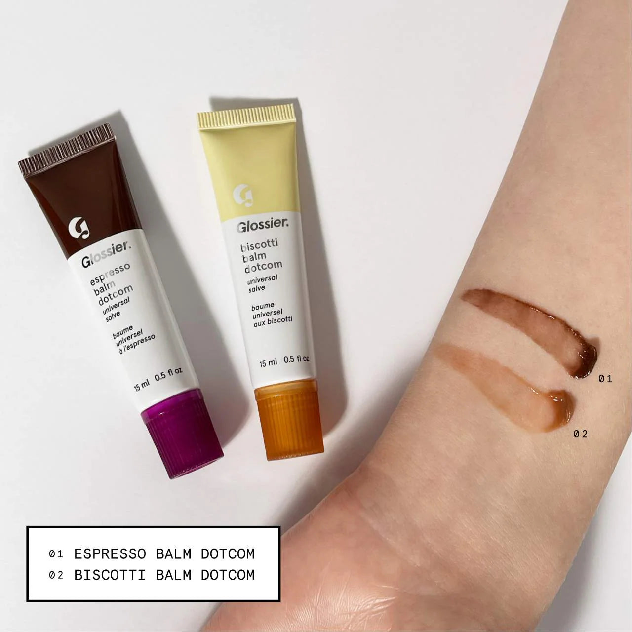 Pre Venta: Glossier | Limited Edition Biscotti and Espresso Balm Dotcom Duo