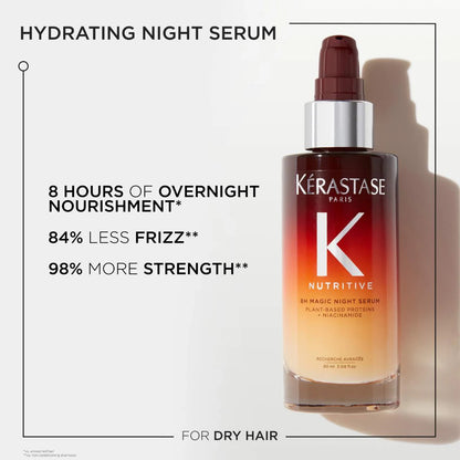 Pre Venta: Kérastase | Iconic Hair Heroes Gift Set: 8H Magic Night Serum & Mini Elixir Ultime Hair Oil