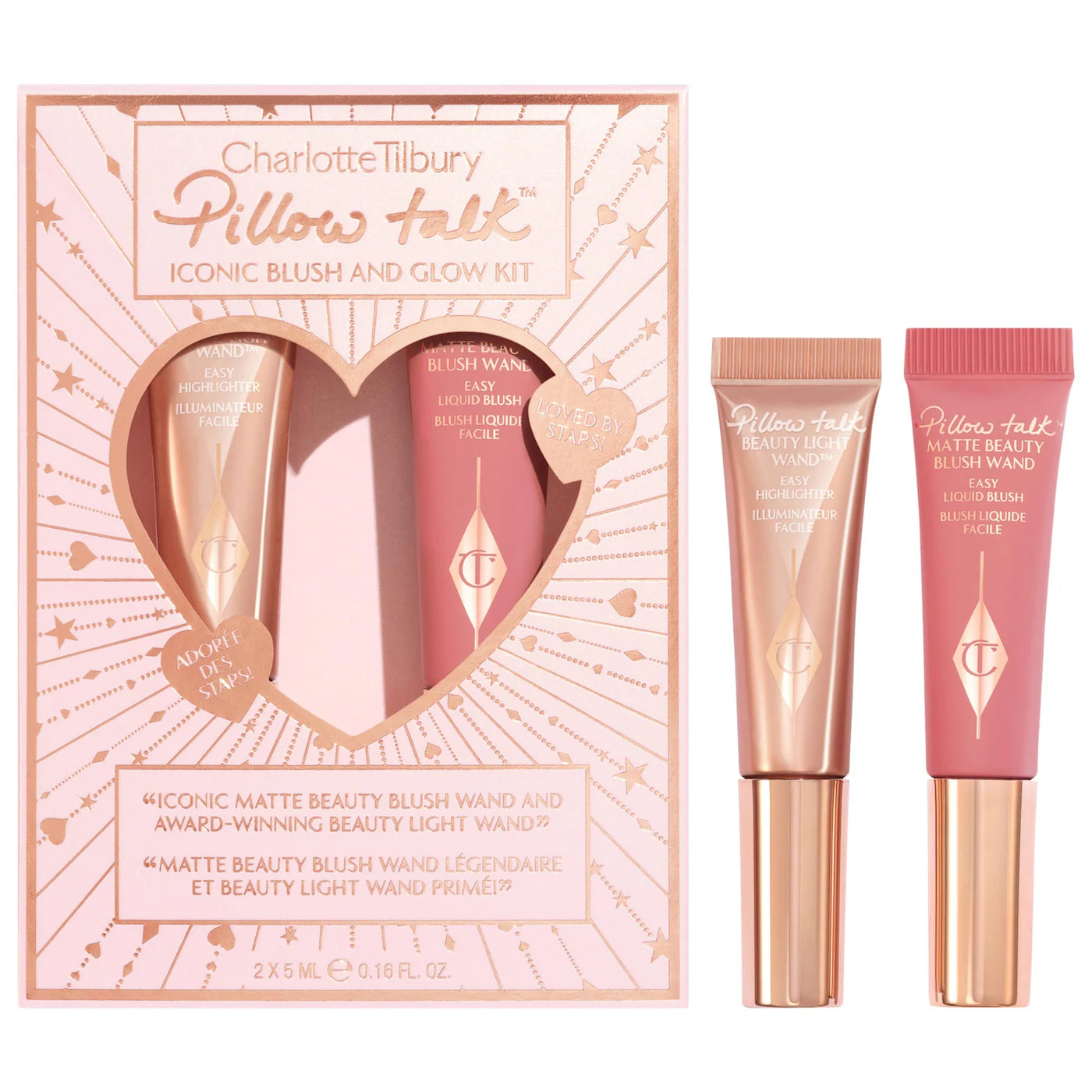 Pre Venta: Charlotte Tilbury | Mini Pillow Talk Iconic Blush and Glow Kit Set