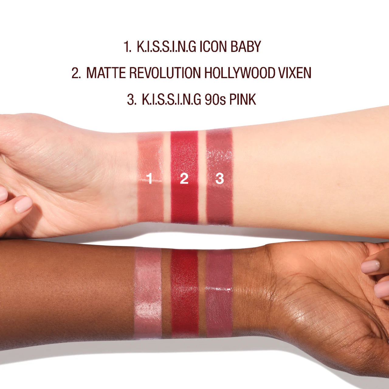 Pre Venta: Charlotte Tilbury | Mini Iconic Hollywood Lipstick Trio Set