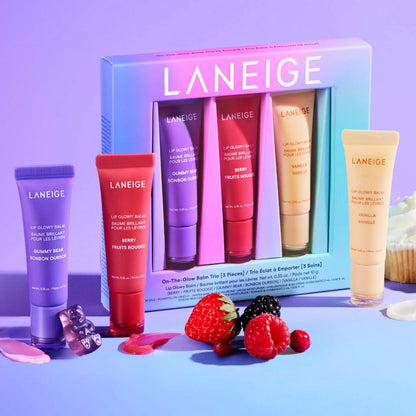 Pre Venta: LANEIGE | On-the-Glow Lip Balm Trio