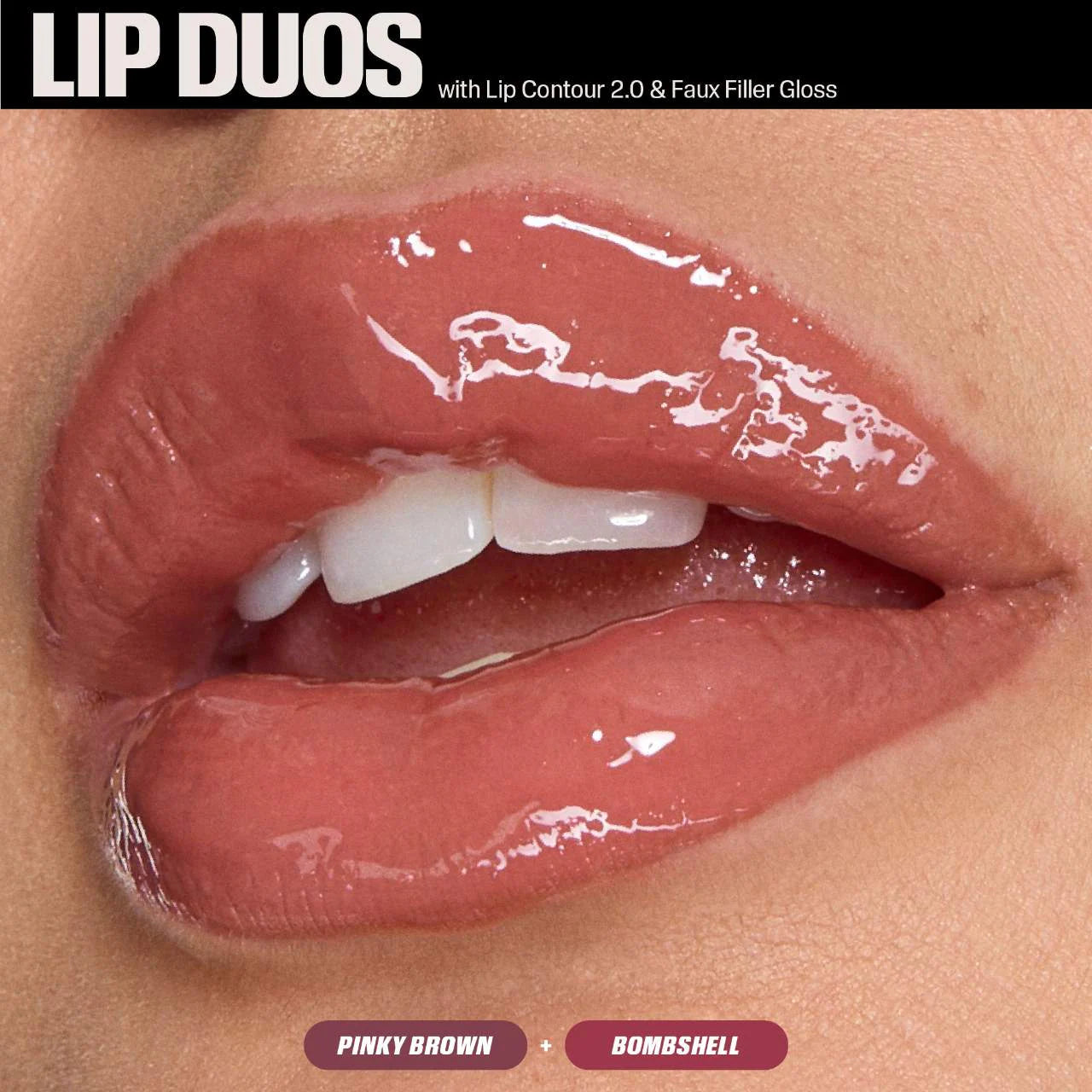 Pre Venta: HUDA BEAUTY | Juicy Bombshell Lip Gloss + Liner Set