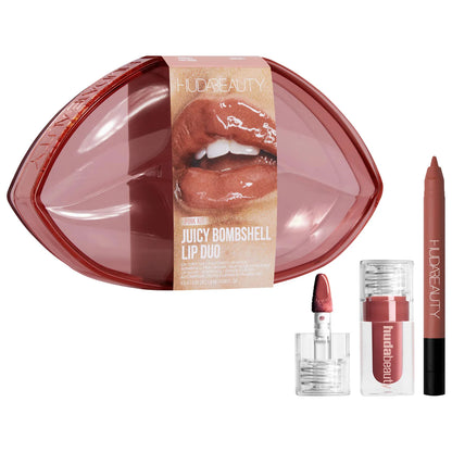 Pre Venta: HUDA BEAUTY | Juicy Bombshell Lip Gloss + Liner Set