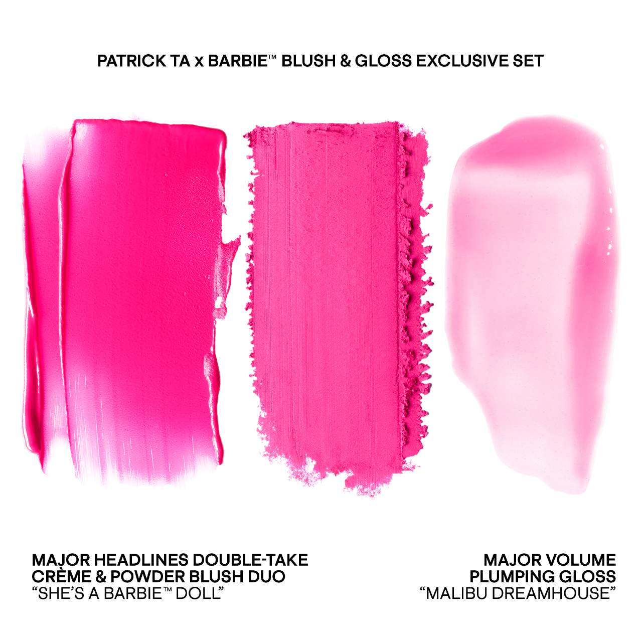 PATRICK TA | Patrick Ta x Barbie™ Blush Duo and Lip Plumper Set