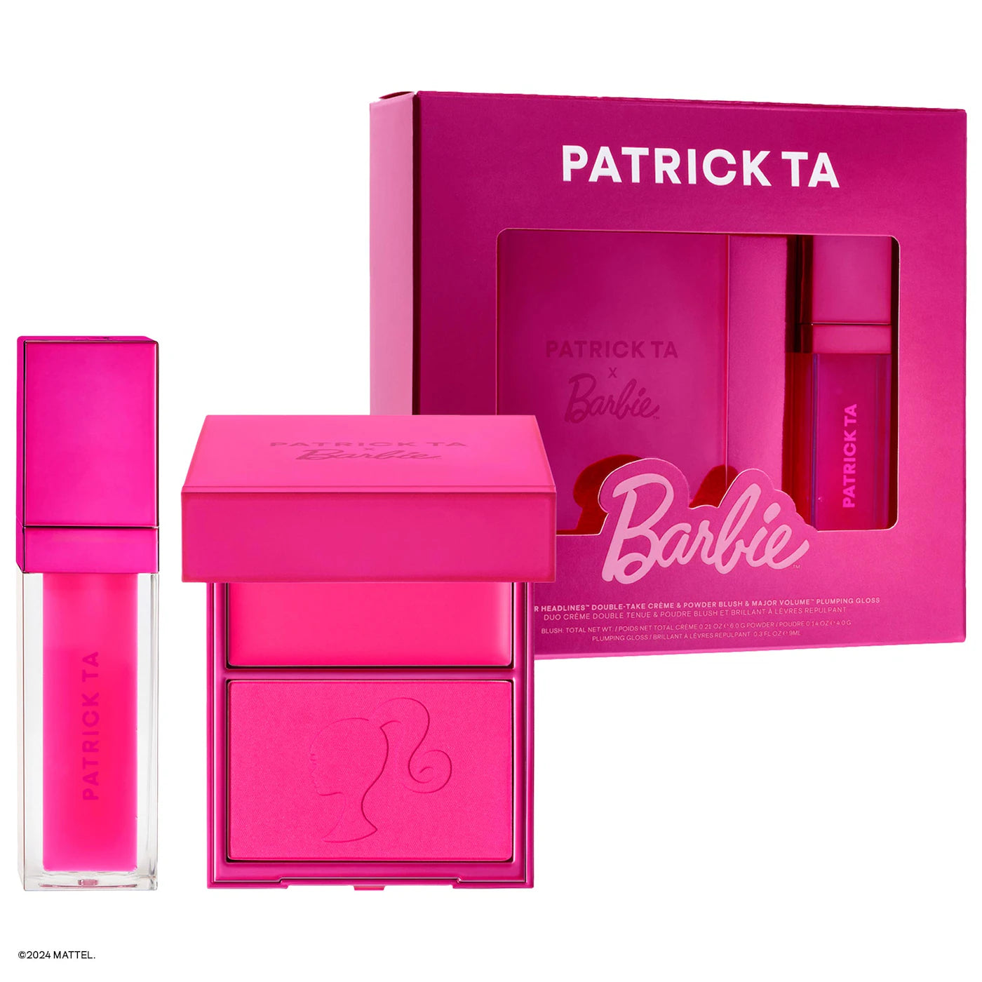 PATRICK TA | Patrick Ta x Barbie™ Blush Duo and Lip Plumper Set