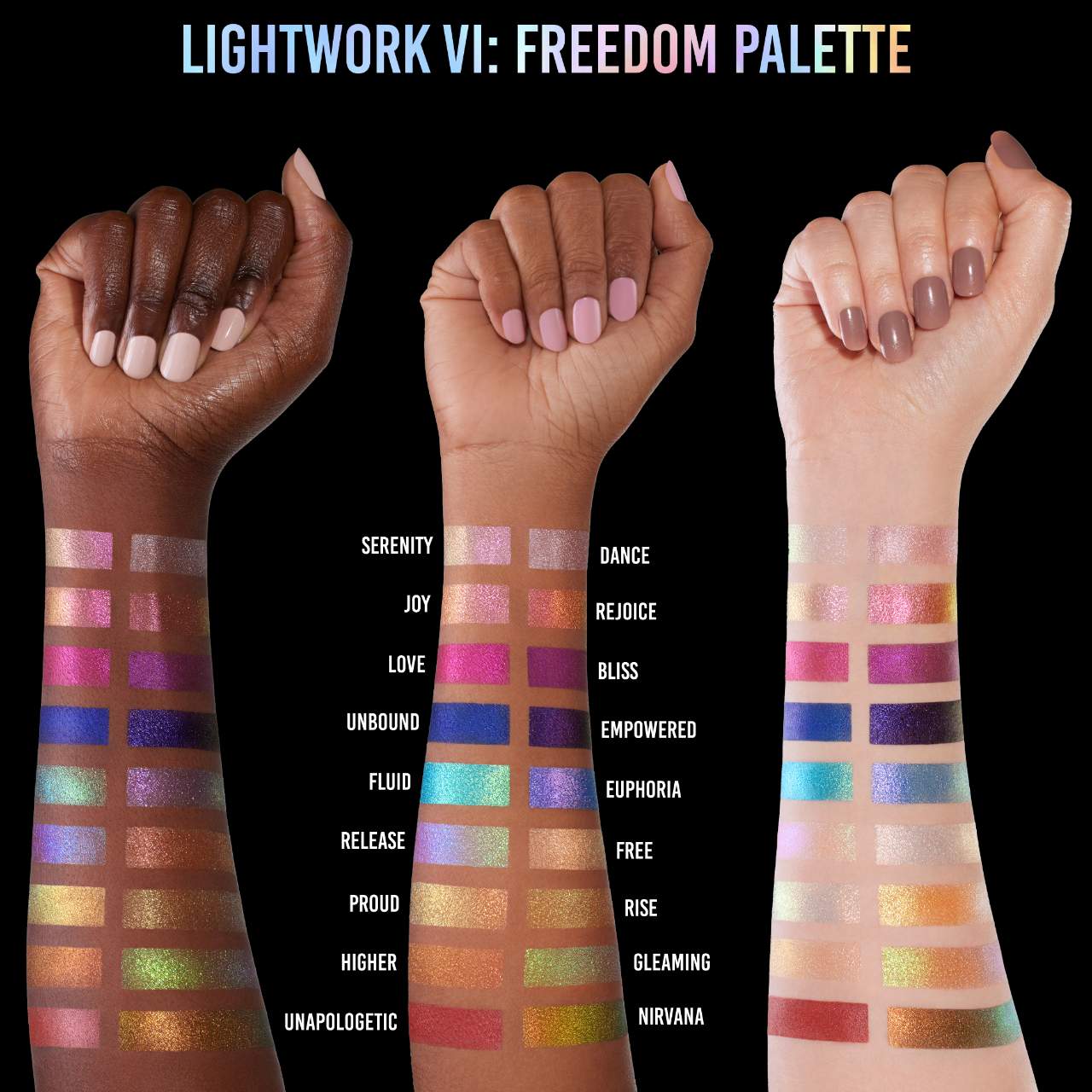 Pre Venta: Danessa Myricks Beauty | LIGHTWORK VI The Freedom Palette: Magnetic, Customizable, Stackable Palette with Illuminating Pigments for Eyes, Face & Lips