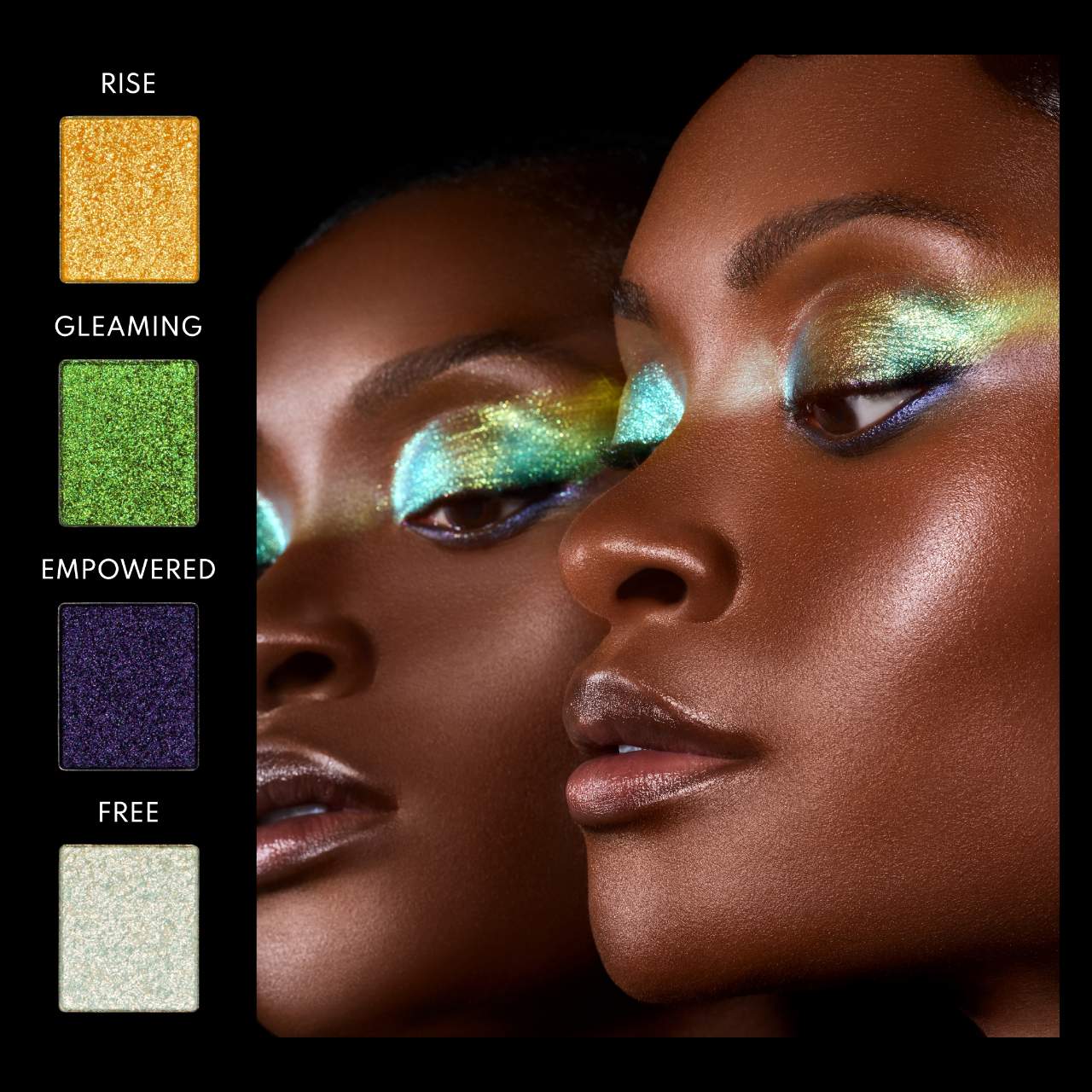 Pre Venta: Danessa Myricks Beauty | LIGHTWORK VI The Freedom Palette: Magnetic, Customizable, Stackable Palette with Illuminating Pigments for Eyes, Face & Lips