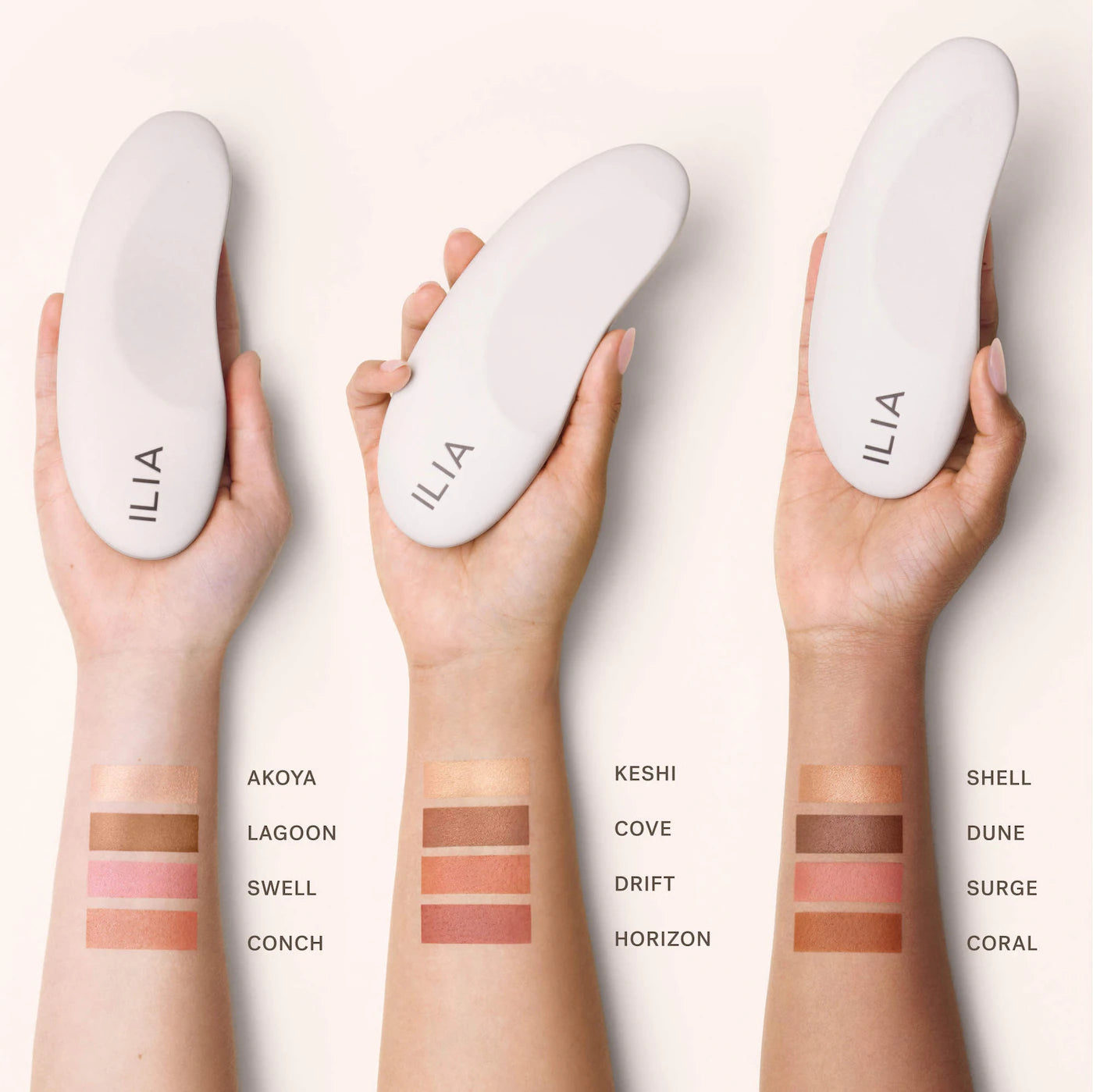 Pre-orden: ILIA | The Ethereal Baked Face Palette - Long-Wear Bronzer, Highlighter & Blush