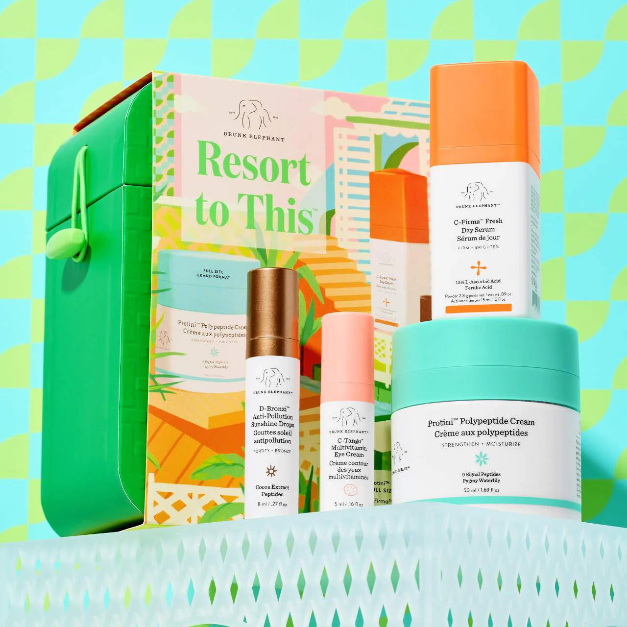 Pre Venta: Drunk Elephant | Resort to This™ Day Kit