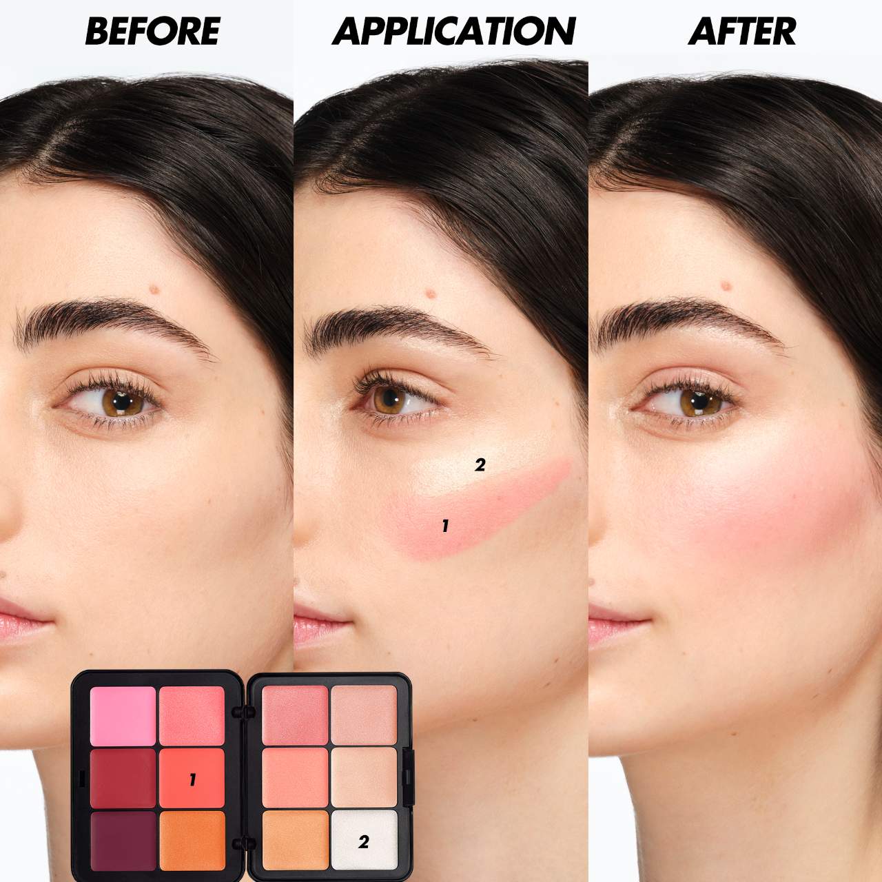 Pre Venta: MAKE UP FOR EVER | HD Skin Blush & Glow Longwear Cream Face Palette