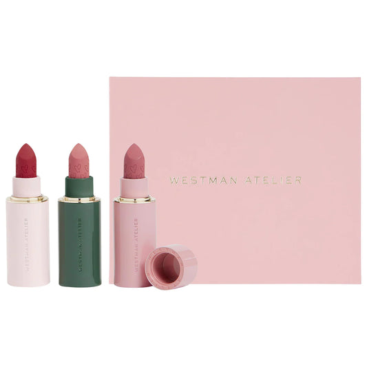 Pre Venta: Westman Atelier | Lip Suede Hydrating Matte Lipstick Trio