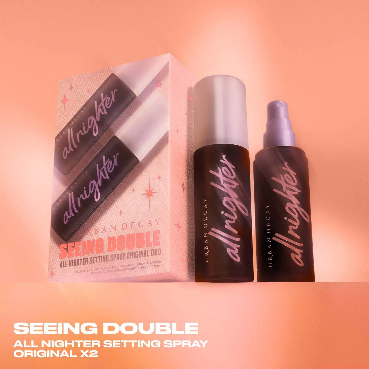 Pre Venta: Urban Decay | Seeing Double All Nighter Waterproof Setting Spray - Holiday Makeup Set