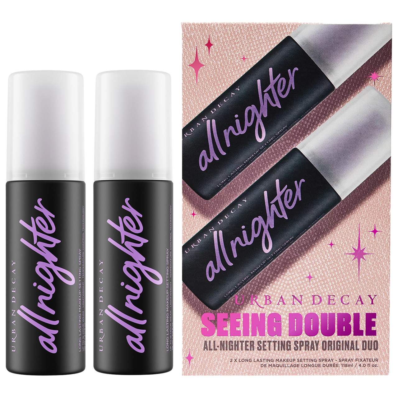 Pre Venta: Urban Decay | Seeing Double All Nighter Waterproof Setting Spray - Holiday Makeup Set