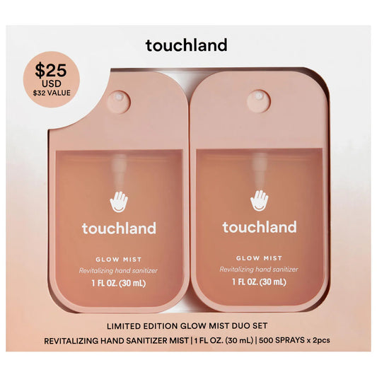 Pre Venta: Touchland | Limited Edition Glow Mist Revitalizing Hand Sanitizer Duo Value Set