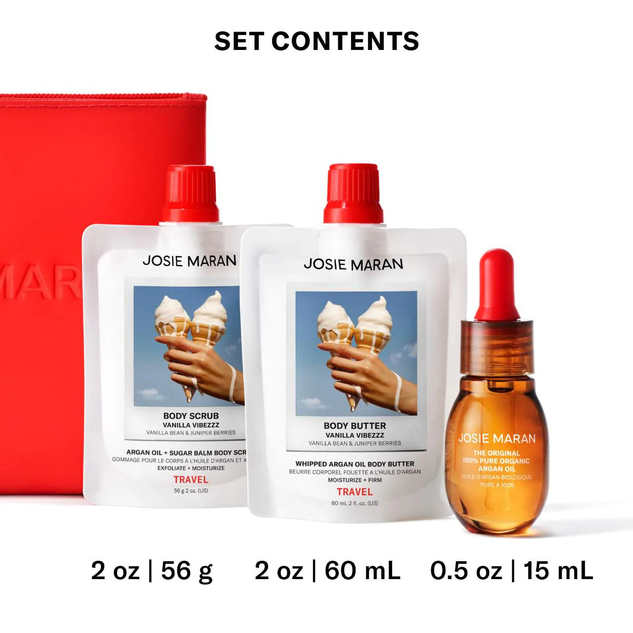 Pre-order: Josie Maran | The Babies 3-Piece Hydration Travel Trio