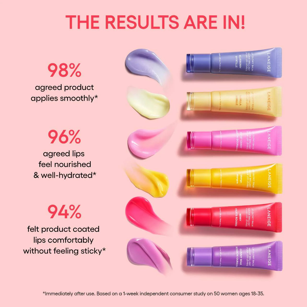 Pre-order: LANEIGE | Lip Glowy Lightweight Hydration Balm with Shea Butter