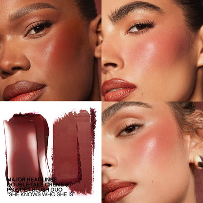 PATRICK TA | Major Headlines Double-Take Crème & Powder Blush Duo