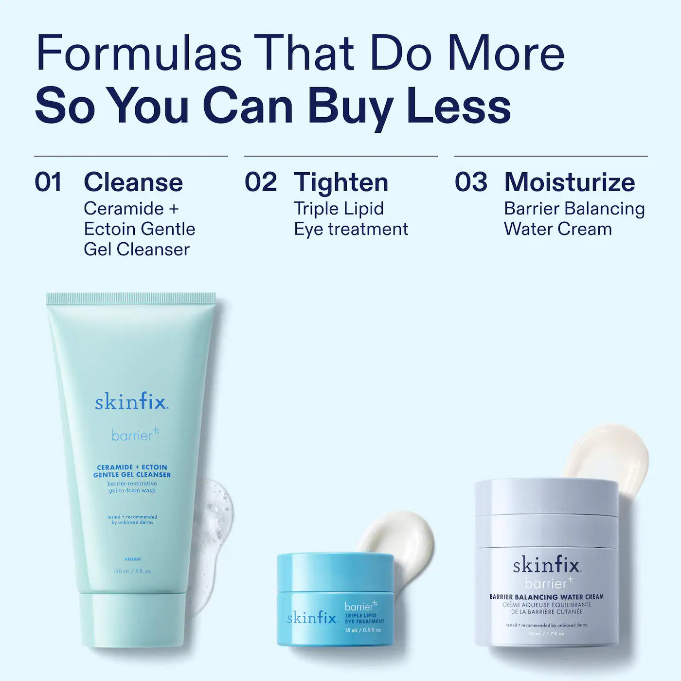 Skinfix | Barrier Balancing Water Cream Moisturizer with Hyaluronic Acid (Crema Hidratante en Gel para Equilibrar la Barrera con Ácido Hialurónico) | Pre-orden