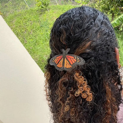 Pre-order: Chunks | Hair Barrette in Monarch Butterfly
