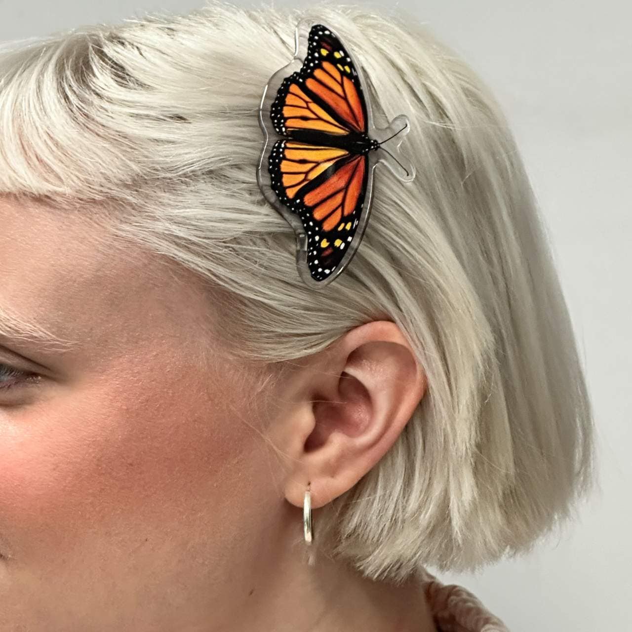 Pre-order: Chunks | Hair Barrette in Monarch Butterfly