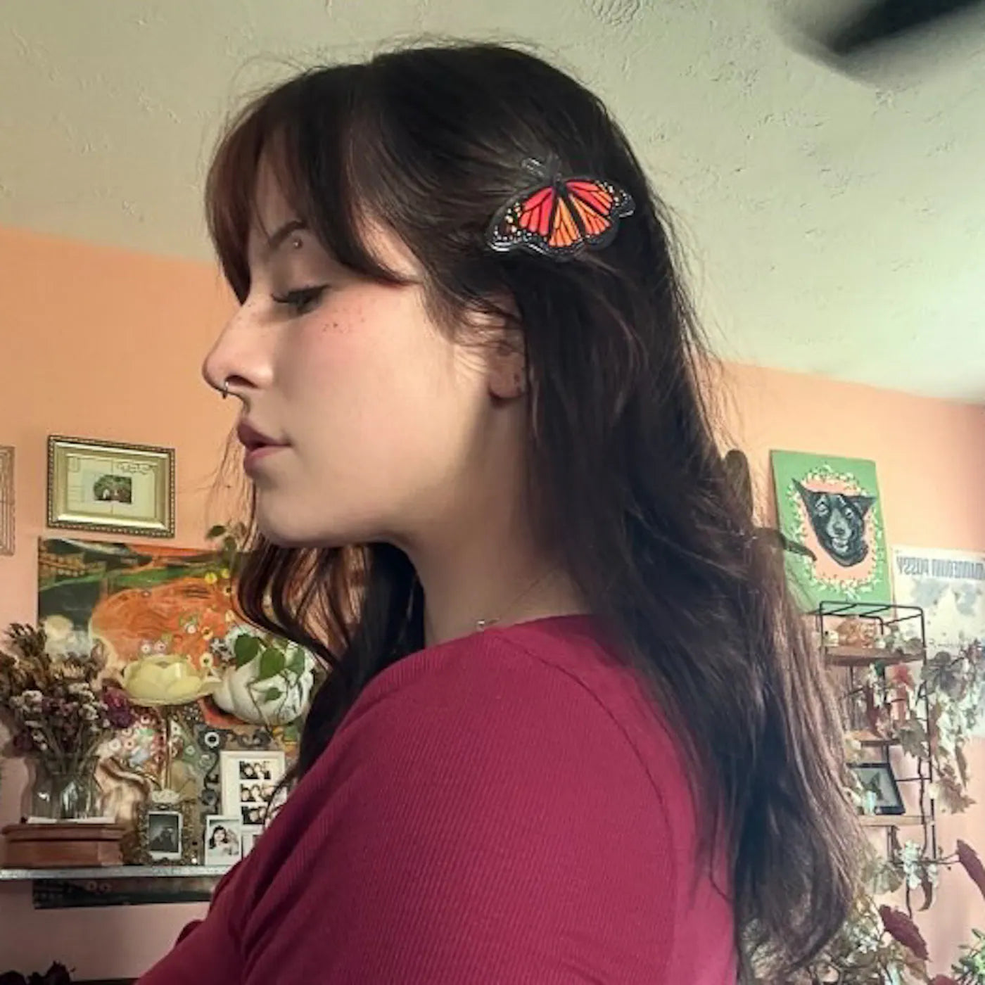 Pre-order: Chunks | Hair Barrette in Monarch Butterfly