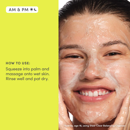 Evereden | Teen Oil-Free Balancing Cleanser for Blemish-Prone Skin (Limpiador Facial Equilibrante Libre de Aceite para Adolescentes con Piel Propensa a Imperfecciones) | Pre-orden