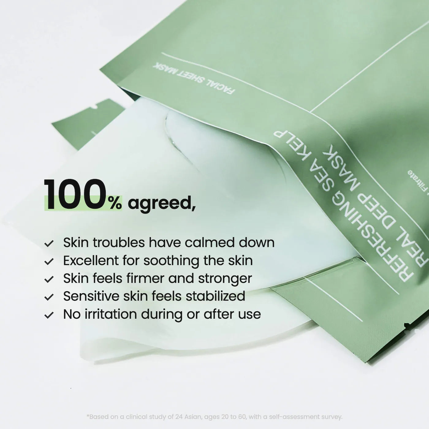 Pre-orden: Biodance | Refreshing Sea Kelp Real Deep Mask - 4 pack for Calming & Sebum Control