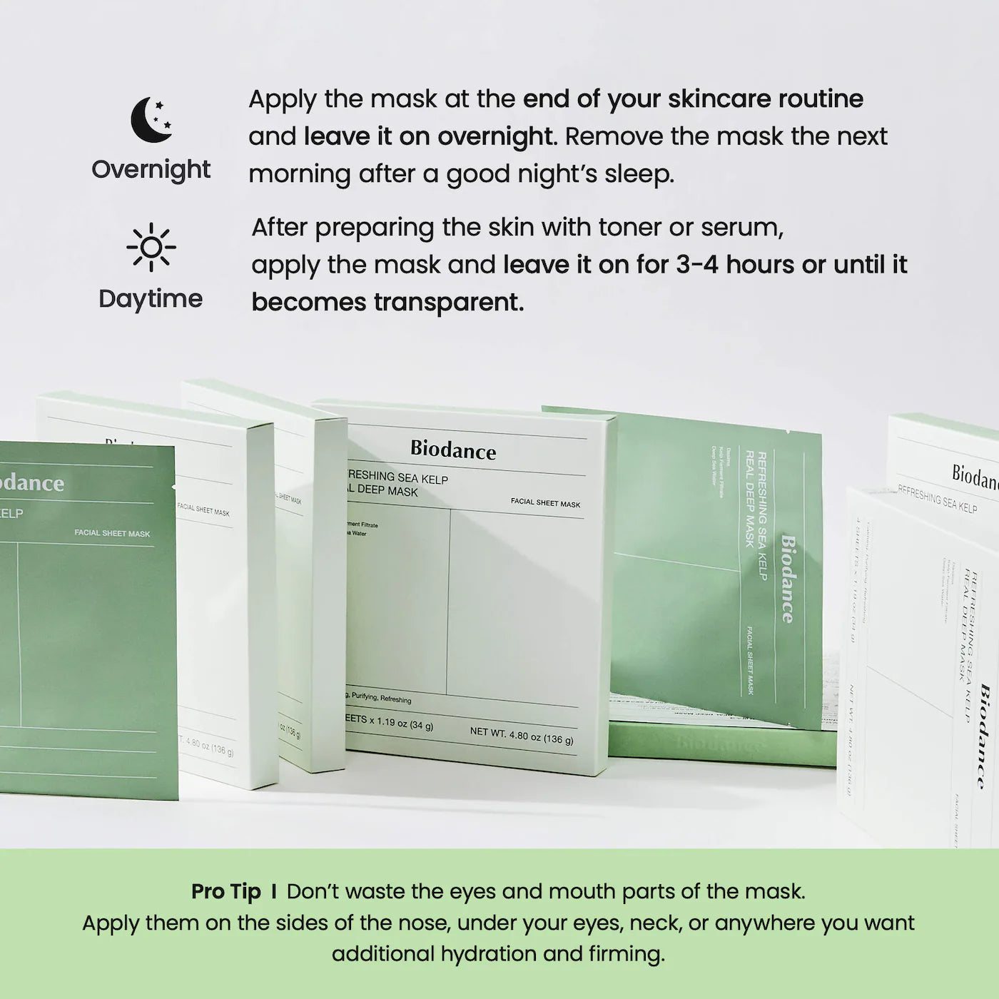 Pre-orden: Biodance | Refreshing Sea Kelp Real Deep Mask - 4 pack for Calming & Sebum Control