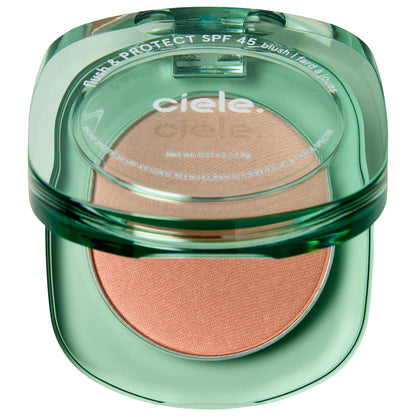 Pre-orden: ciele | flush & PROTECT SPF 45+ powder blush