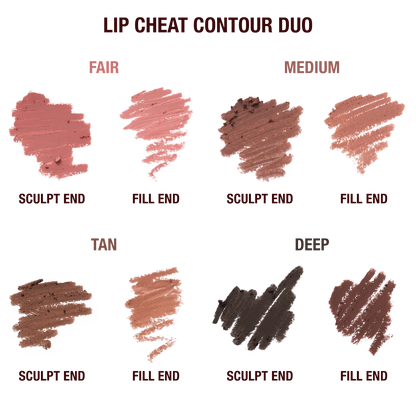 Pre orden: Charlotte Tilbury | Super Nudes Lip Cheat Contour Duo Lip Liner