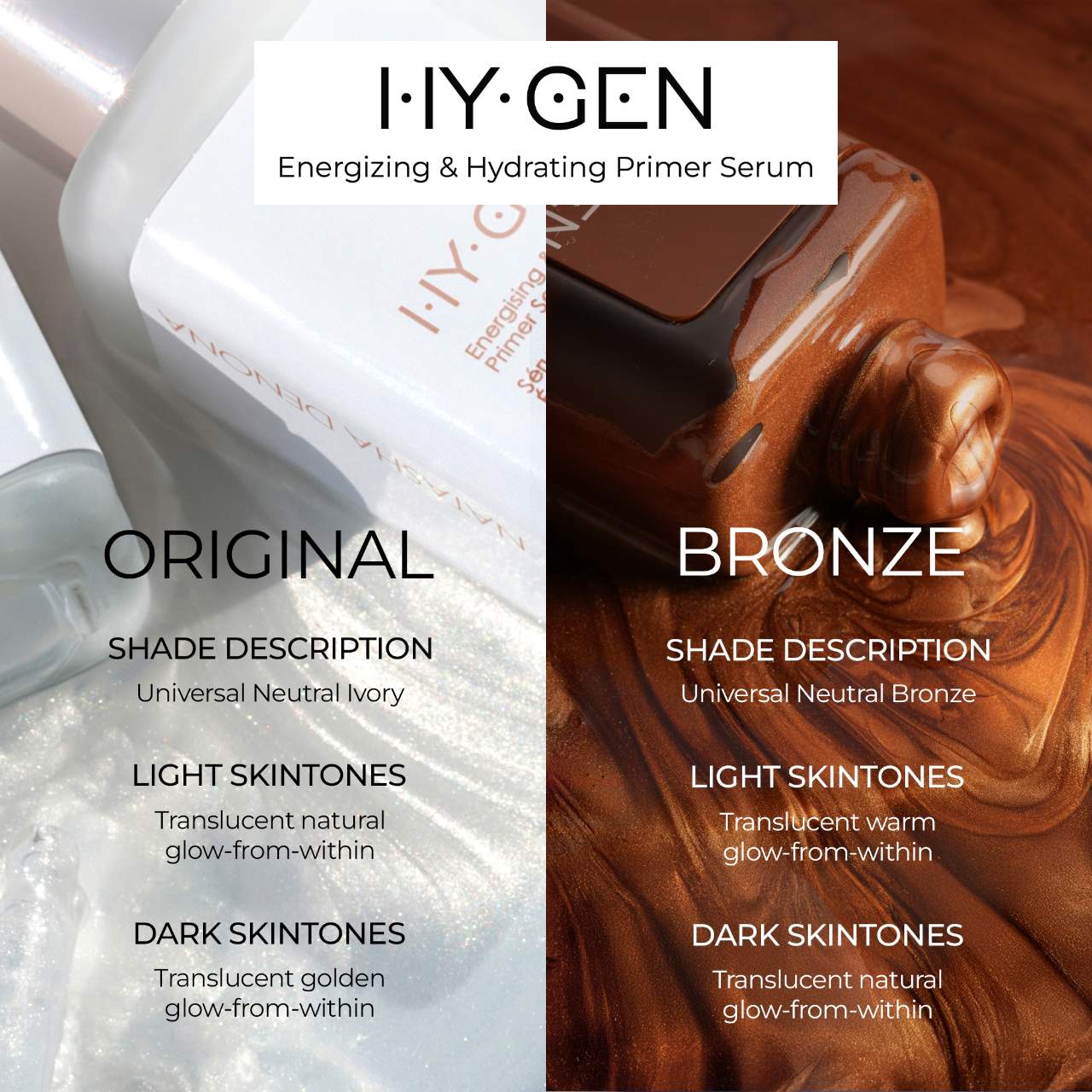 Pre-order: NATASHA DENONA | HY-GEN Bronze - Energizing & Hydrating Primer Serum