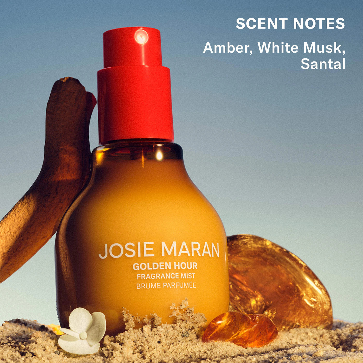 Pre-orden: Josie Maran | Golden Hour - Body + Hair Fragrance Mist with 100% Natural Scents