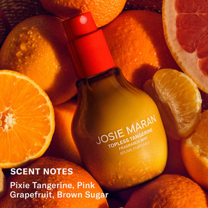 Pre-order:Josie Maran | Body + Hair Fragrance Mist with 100% Natural Scents | Topless Tangerine