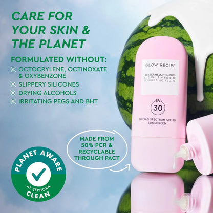 Pre orden: Glow Recipe | Dew Shield SPF 30 Hydrating Fluid Sunscreen