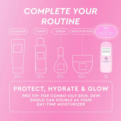 Pre orden: Glow Recipe | Dew Shield SPF 30 Hydrating Fluid Sunscreen