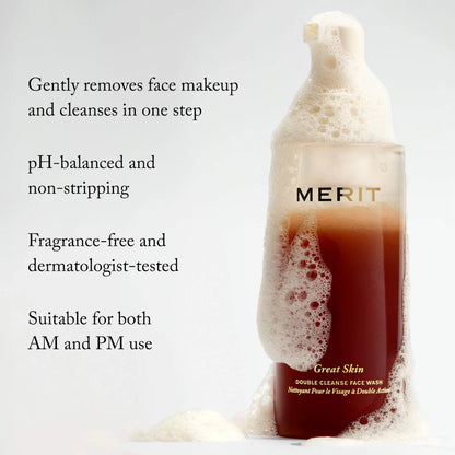 Pre-orden: MERIT | Great Skin Double Cleanse Makeup Removing Cleanser