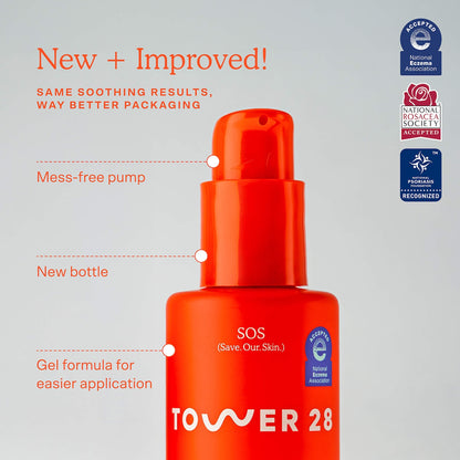 Pre-orden: Tower 28 Beauty | SOS Intensive Redness Relief Serum with Hypochlorous Acid