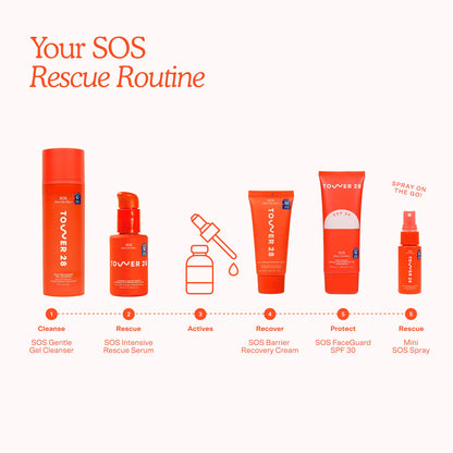 Pre-orden: Tower 28 Beauty | SOS Intensive Redness Relief Serum with Hypochlorous Acid