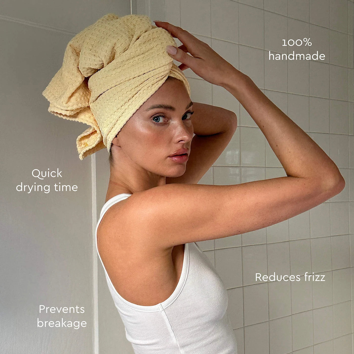 Pre-order: Emi Jay | Heavenly Hair Towel in Buttercup