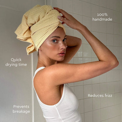 Pre-order: Emi Jay | Heavenly Hair Towel in Buttercup