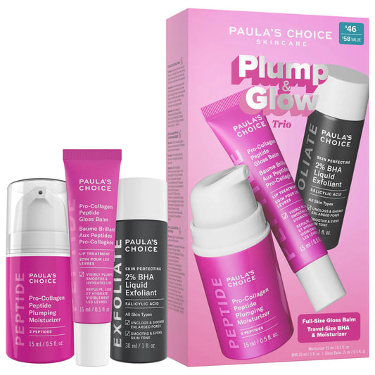Pre-orden: Paula's Choice | Plump & Glow 3-Step Kit for Clear, Firm Skin