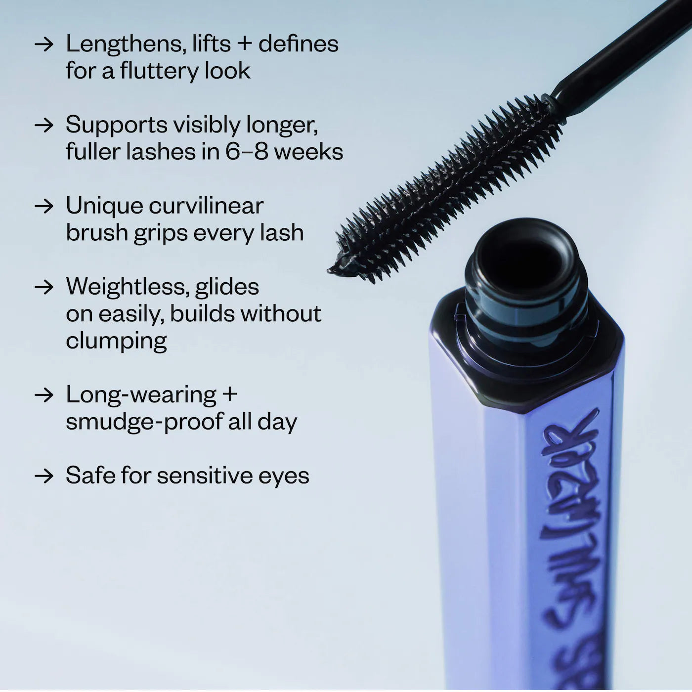 Pre-orden: Kosas - Soulgazer Lengthening Mascara + Lash Serum in 1 for Sensitive Eyes