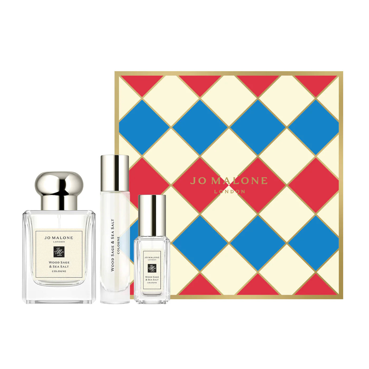 Pre-orden: Jo Malone London | Wood Sage & Sea Salt Cologne Trio Gift Set