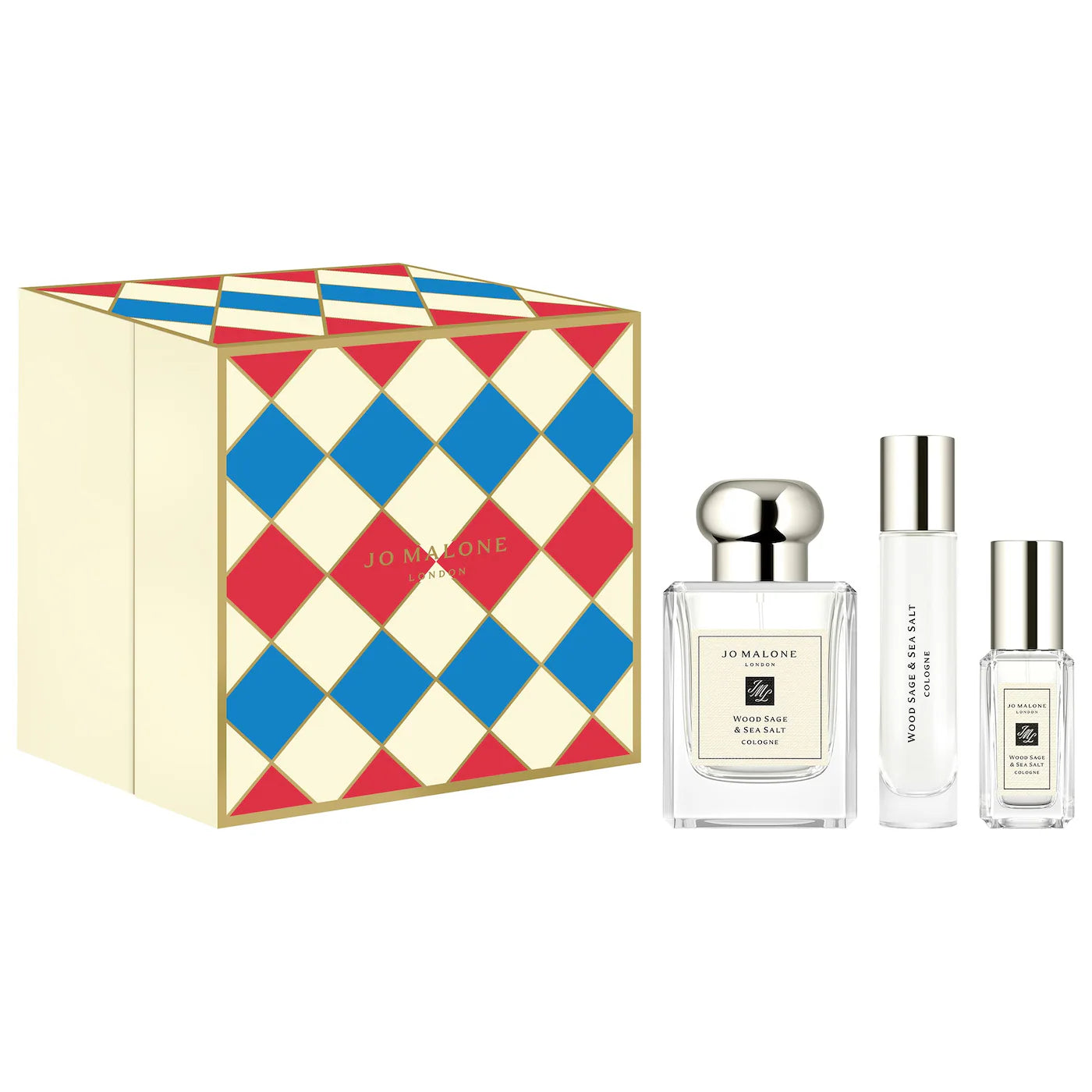 Pre-orden: Jo Malone London | Wood Sage & Sea Salt Cologne Trio Gift Set