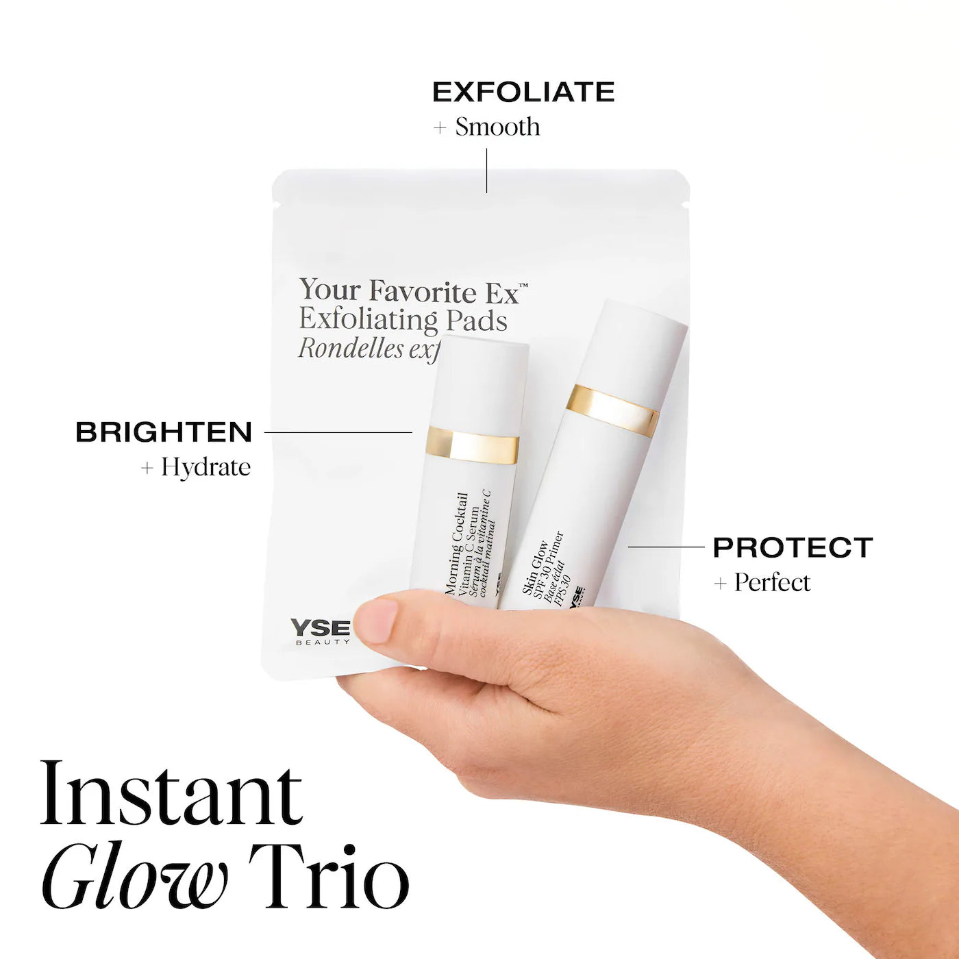 Pre-orden:  YSE | Beauty  Instant Glow Trio Skincare Gift Set