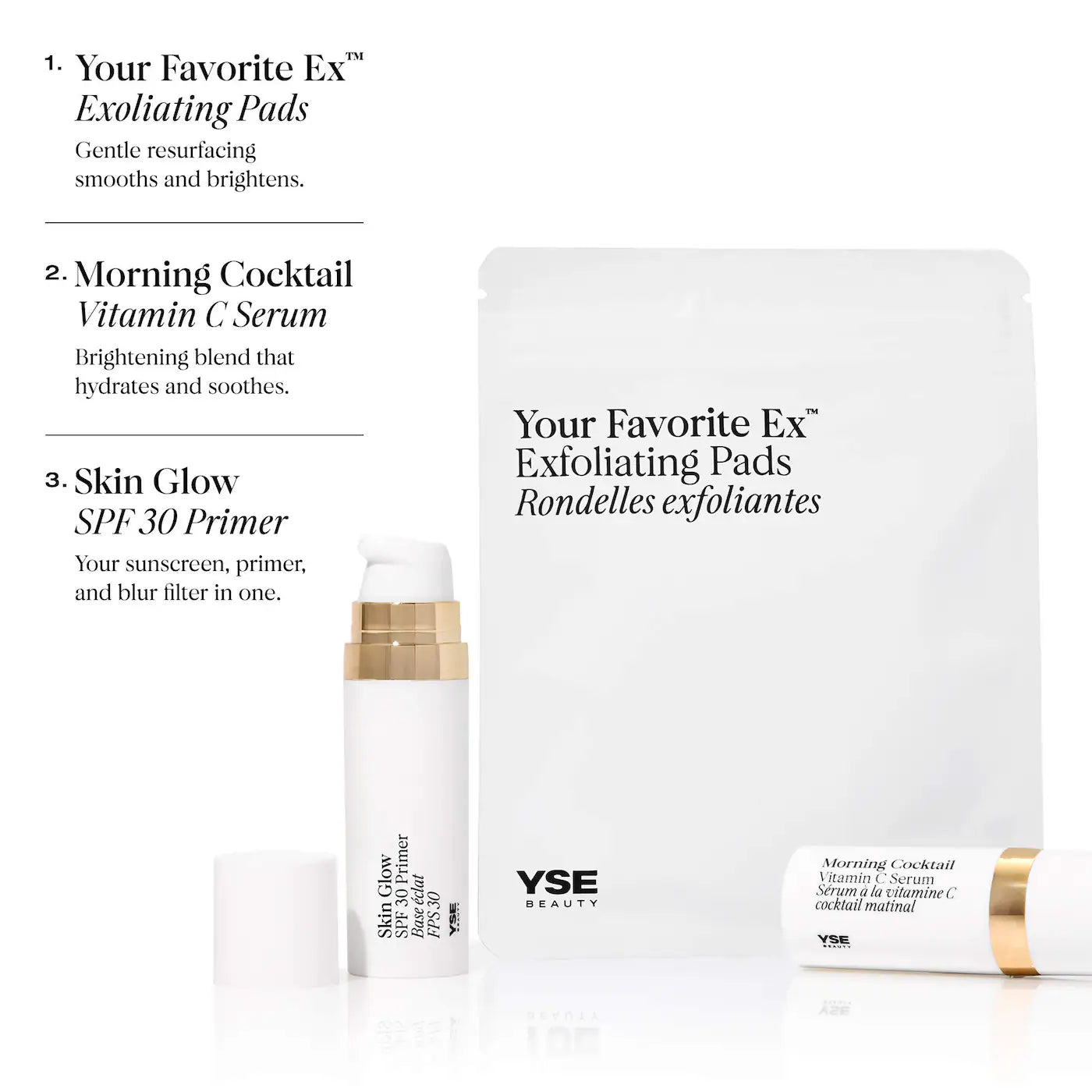 Pre-orden:  YSE | Beauty  Instant Glow Trio Skincare Gift Set