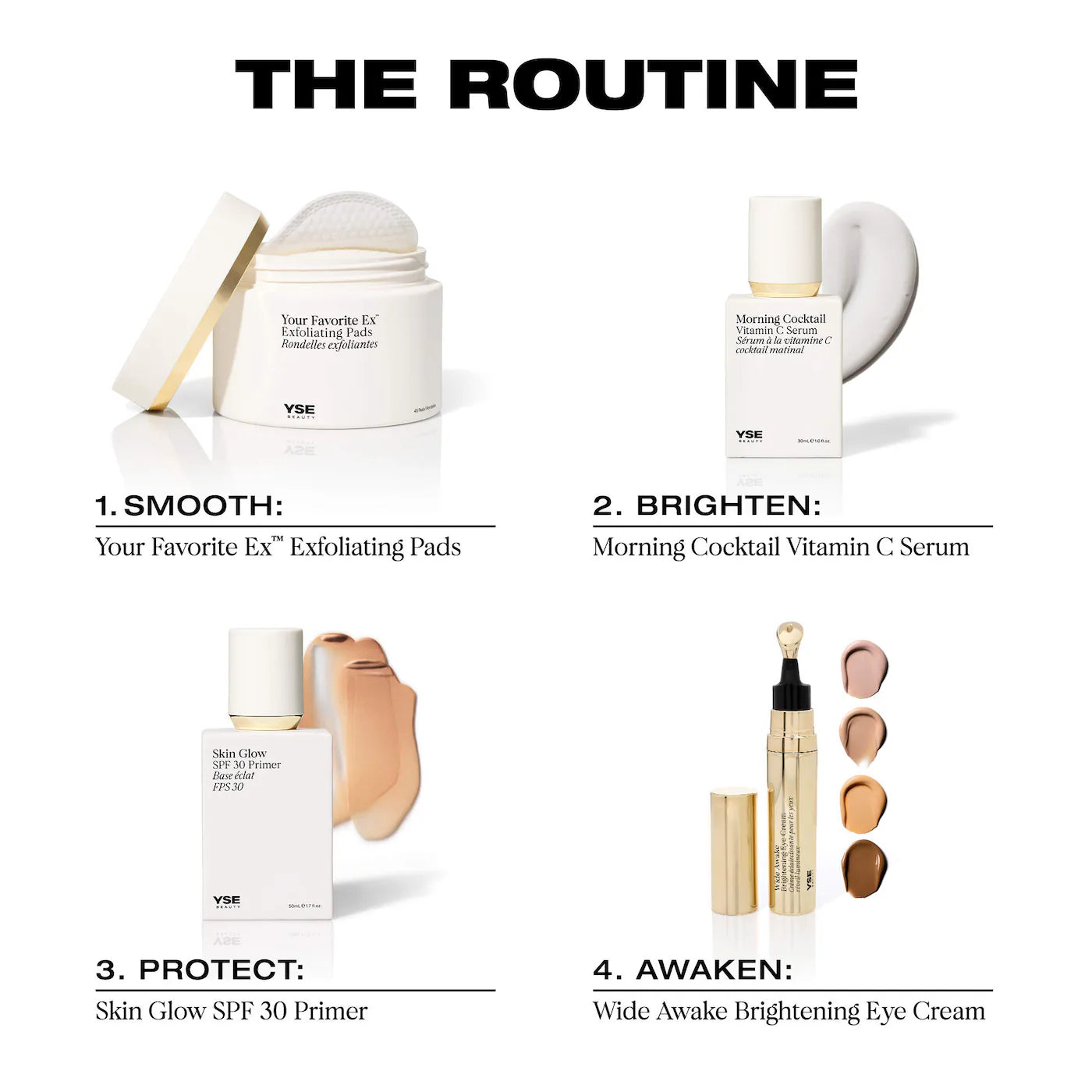 YSE Beauty | Wide Awake Brightening & Depuffing Eye Cream With Vitamin C & Caffeine (Crema para Contorno de Ojos Iluminadora y Desinflamante con Vitamina C y Cafeína) | Pre-orden